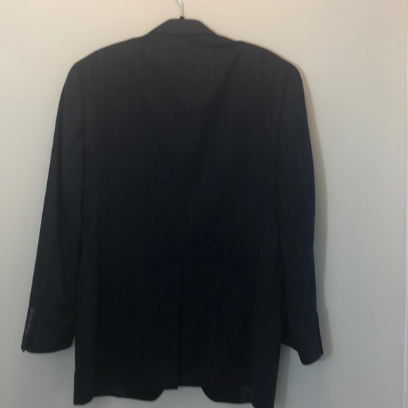 Austin Reed Blue & White 2Button Pinstriped Blazer - Picture 4 of 8